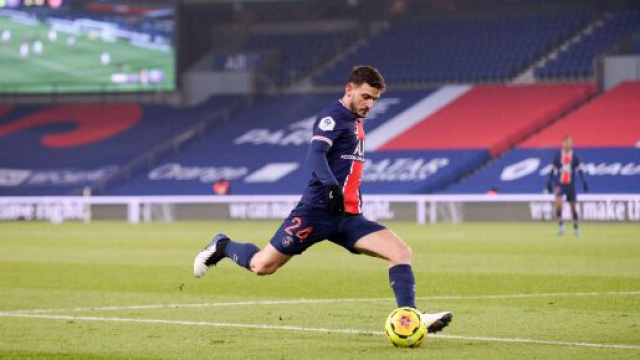 Florenzi con la maglia del PSG.