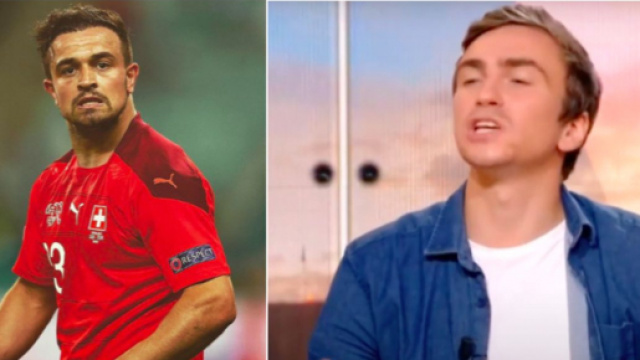 Shaqiri et Bertrand Latour photo capture d'&eacute;cran Instagram et Vid&eacute;o YouTube