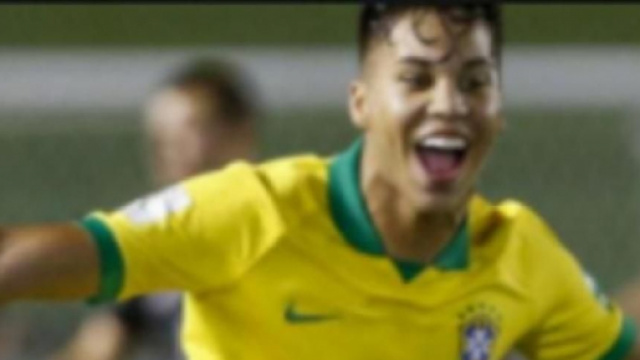 Kaio Jorge, giocatore del Santos.