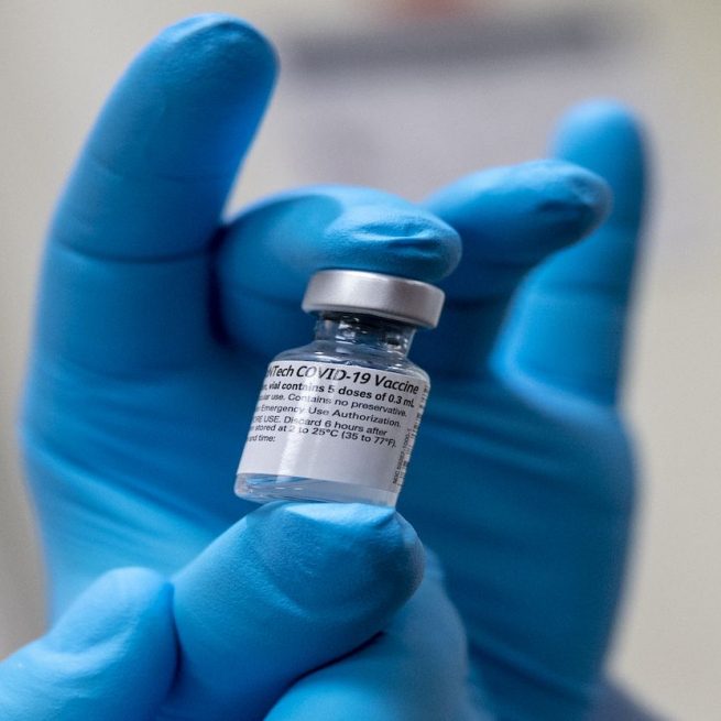 Pfizer-BioNTech COVID-19 vaccine. &copy;Wikimedia Commons