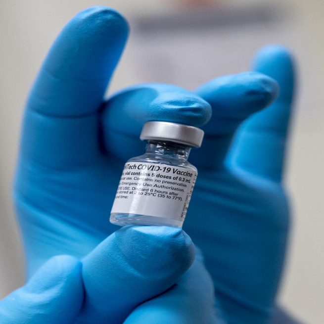 Pfizer-BioNTech COVID-19 vaccine. &copy;Wikimedia Commons