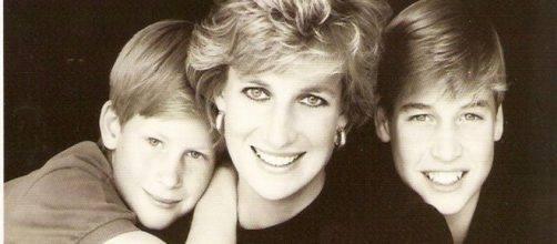Princess Diana, Prince William and Prince Harry (Image source: Penelopi/Flickr)