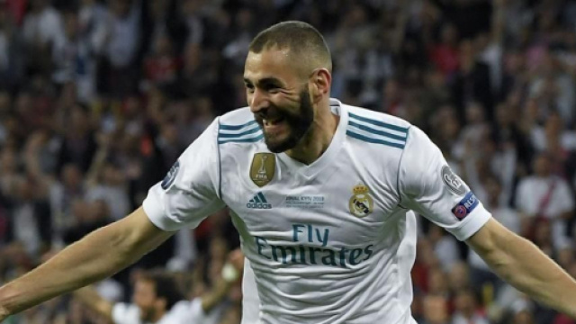 Karim Benzema, punta del Real Madrid.