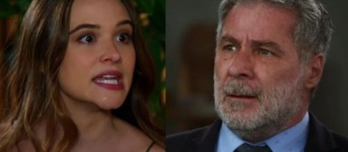 Luna e Hugo em 'Salve-se Quem Puder' (Fotomontagem/Reprodu&ccedil;&atilde;o/TV Globo)