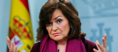 La vicepresidenta Carmen Calvo ha cometido una metedura de pata - Fuente (rtve.es)