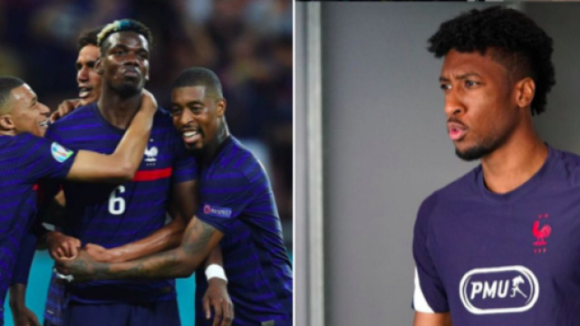 Paul Pogba et Kingsley Coman - Source : Photos Instagram &eacute;quipe de France et Kingsley Coman