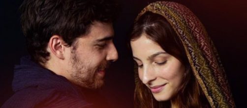 Jac&oacute; e Lia se aproximam em 'G&ecirc;nesis' (Reprodu&ccedil;&atilde;o/Record TV)