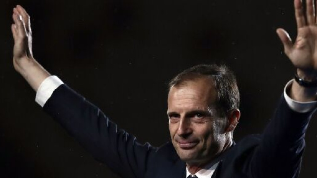 Allegri, allenatore della Juventus.