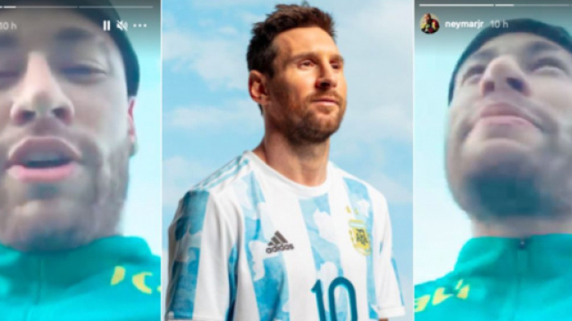 Neymar pousse un coup de gueule contre les br&eacute;siliens qui supportent Messi - Photo Instagram Messi / Neymar