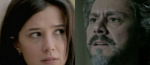 Cora e Alfredo em 'Imp&eacute;rio' (Fotomontagem/Reprodu&ccedil;&atilde;o/TV Globo)