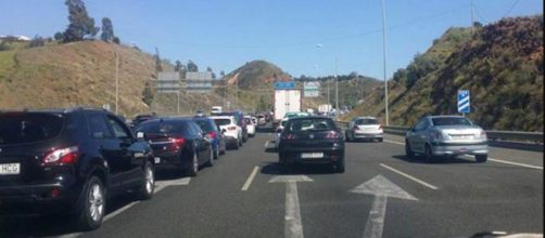 Dos radares est&aacute;n a diez kil&oacute;metros entre si en la carretera A-7. (Twitter @La_maquinita)