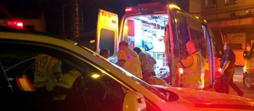 El joven tuvo que ser trasladado al hospital tras la agresi&oacute;n colectiva (Ayuntamiento de Madrid)