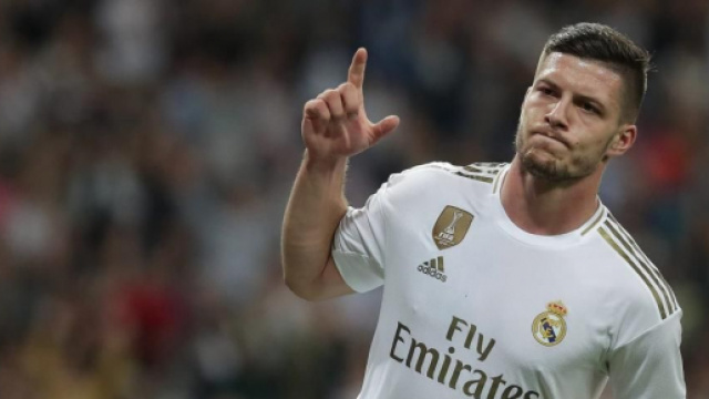 Luka Jovic, punta del Real Madrid.