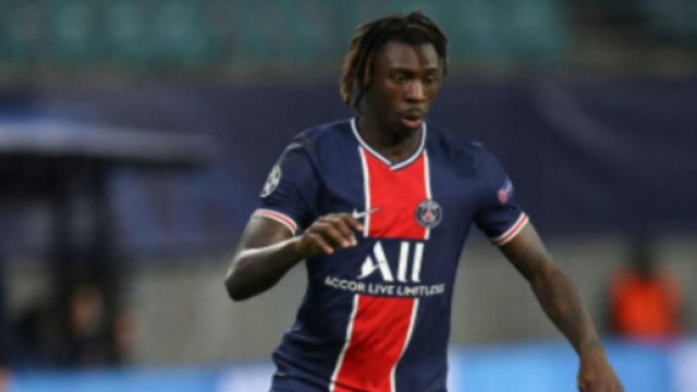 Moise Kean, ex punta della Juventus.