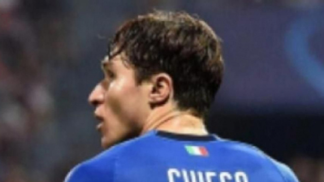 Federico Chiesa, centrocampista della Juventus.