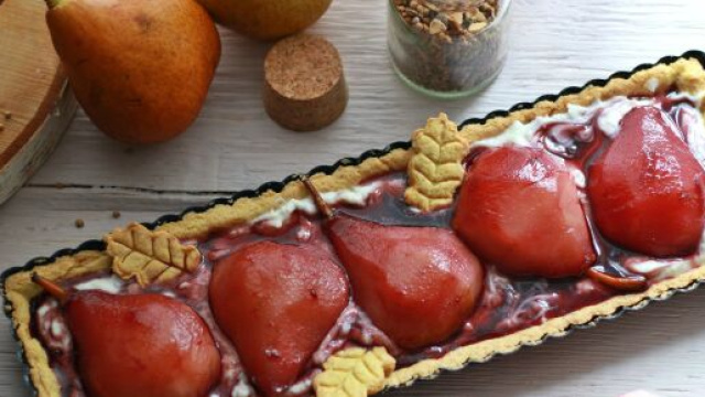 Pere al sauternes, un dessert fresco e sfizioso.