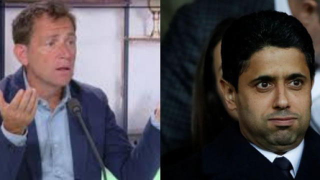 Daniel Riolo d&eacute;zingue Nasser Al-Khela&iuml;fi et le PSG (montage photo et capture Youtube)