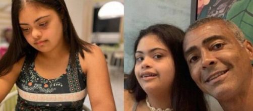 Rom&aacute;rio e a filha Ivy (Reprodu&ccedil;&atilde;o/Redes Sociais)