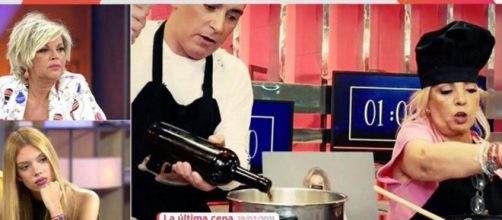 Terelu se enfad&oacute; con el arrebato de su hermana en 'La &uacute;ltima cena' (@vivalavida)