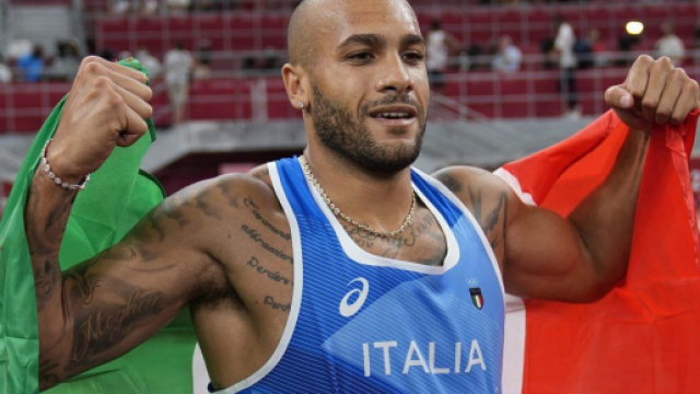 Marcell Jacobs, campione olimpico dei 100 metri.