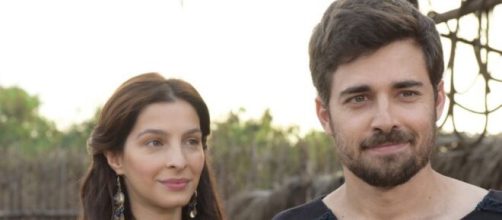 Lia e Jac&oacute; em 'G&ecirc;nesis' (Reprodu&ccedil;&atilde;o/Record TV)