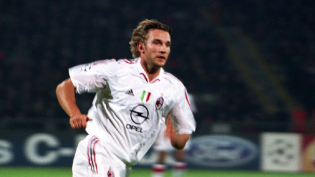 Andriy Shevchenko, ex attaccante del Milan.