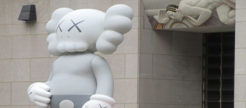 Follow 2021 KAWS - 30 Rock Rockefeller Center Midtown [photo credit: Brecht Bug Flickr]