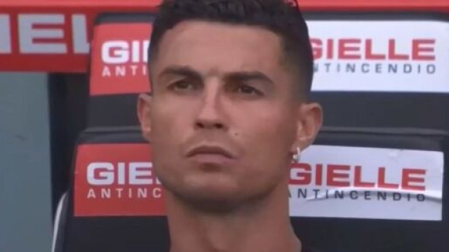 Cristiano Ronaldo rempla&ccedil;ant contre Udinese (Source : DAZN Channel)
