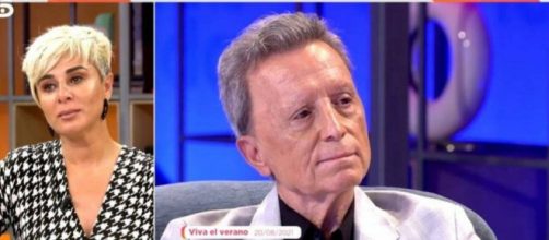 Ana Mar&iacute;a Ald&oacute;n afectada tras las palabras de amor de Ortega Cano a Roc&iacute;o Jurado (Captura: Telecinco)