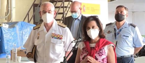 El JEMAD confirm&oacute; la noticia el pasado domingo junto con la ministra de Defensa. (Fuente: captura de pantalla de un v&iacute;deo del canal sp3 News)