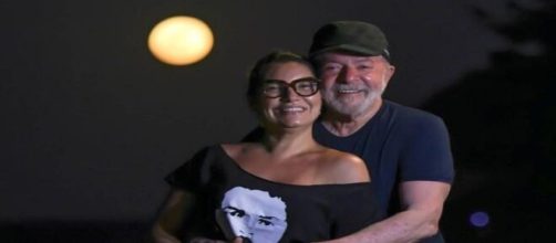 Lula e Janja, no Cear&aacute; (Reprodu&ccedil;&atilde;o/Twitter)