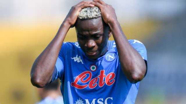 Napoli, due giornate di squalifica per Osimhen.