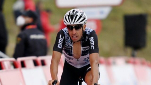 Fabio Aru impegnato alla Vuelta Espana.