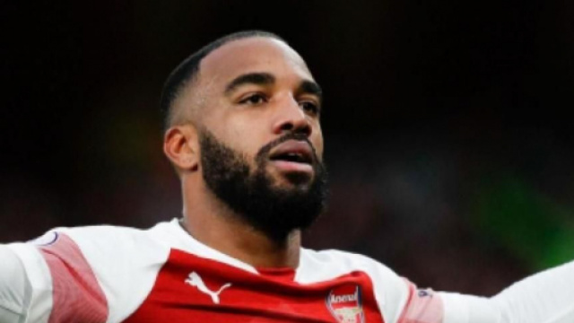 In foto Alexandre Lacazette, punta dell'Arsenal.