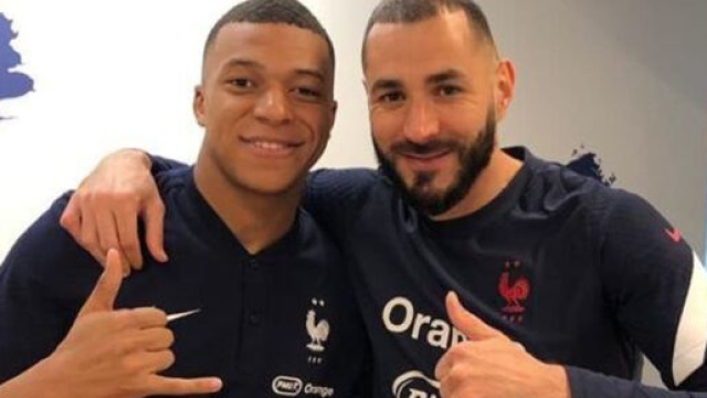 Mbapp&eacute; et Benzema bient&ocirc;t r&eacute;unis sous le m&ecirc;me maillot au Real Madrid ? (cr&eacute;dit Twitter)