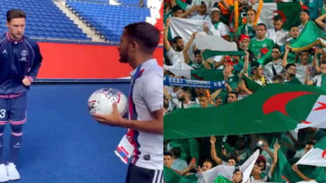 Julian Draxler pr&ecirc;t pour affronter encore l'Alg&eacute;rie. (cr&eacute;dit Twitter)