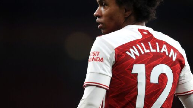 Willian, trequartista brasiliano dell'Arsenal.