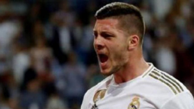 Luka Jovic, punta del Real Madrid.