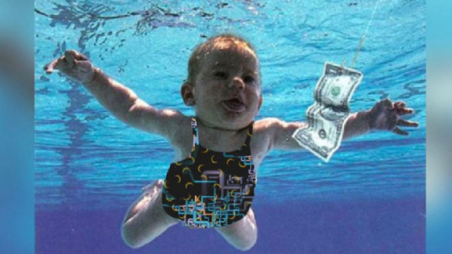 Sui social spopolano le vignette ironiche su Nevermind dei Nirvana