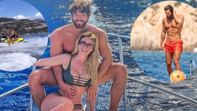 Can Yaman e Diletta separati in vacanza.