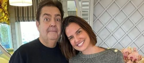 Fausto Silva e Luciana Cardoso (Reprodu&ccedil;&atilde;o/Instagram/@lucard)