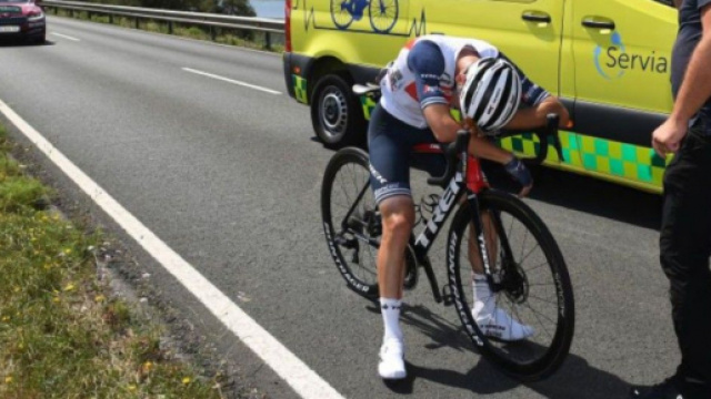 Giulio Ciccone &egrave; stato costretto a ritirarsi dalla Vuelta Espa&ntilde;a.
