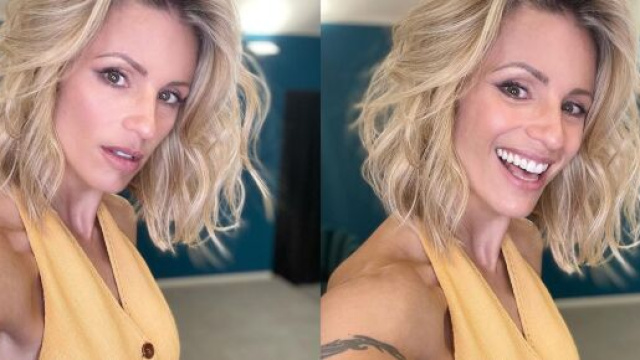 Tendenze tagli di capelli per l'autunno: il wavy bob di Michelle Hunziker.