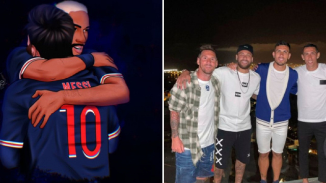 Lionel Messi et Neymar n'ont jamais cach&eacute; la sympathie qu'ils avaient l'un envers l'autre - Source : capture d'&eacute;cran, Twitter