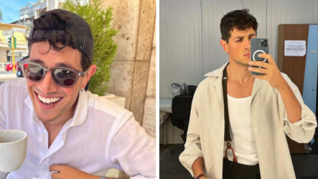 Emanuel Caserio, interprete di Salvatore Amato ne Il Paradiso delle Signore. (foto da Facebook)