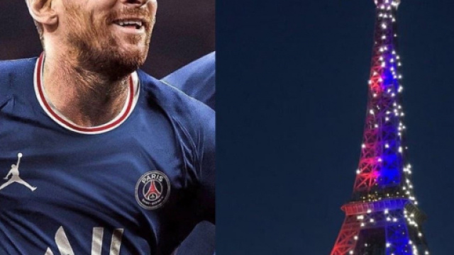Lionel Messi pourrait &ecirc;tre pr&eacute;sent&eacute; mardi lors d'un m&eacute;ga &eacute;v&eacute;nement qui se tiendra &agrave; la Tour Eiffel - Source : capture Sport 360