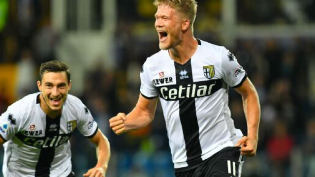 Cornelius, attaccante del Parma.