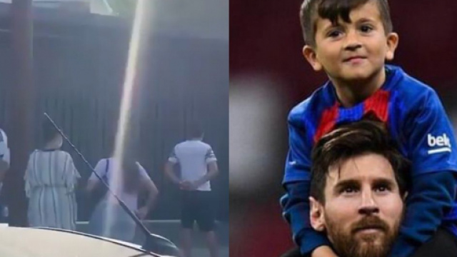 Thiago Messi a pris la d&eacute;fense de son p&egrave;re - Source : montage, Twitter
