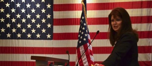 Kleefisch at a Memoria Day event in 2015 (Image source: Jenna Lenski/U.S. Air National Guard)