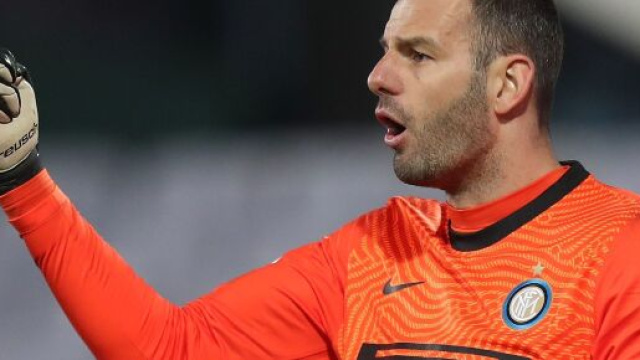 Il portiere dell'Inter Handanovic.